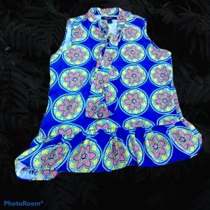 PRICE DROP!! Sweet Pea by Stacy Frati blue geometric mandala